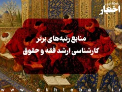 منابع رتبه‌های برتر کارشناسی ارشد فقه و حقوق