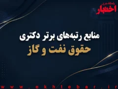 بهترین منابع آزمون دکتری ۱۴۰۶ حقوق نفت و گاز از نگاه رتبههای برتر